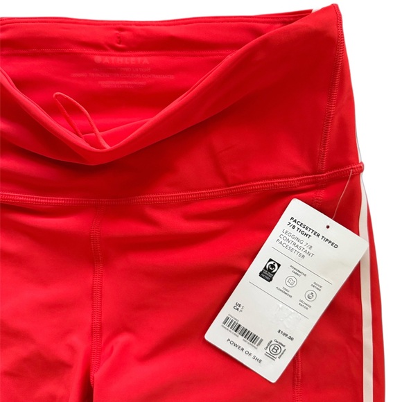 Athleta Pacesetter Tipped 7/8 Leggings - Picture 2 of 3